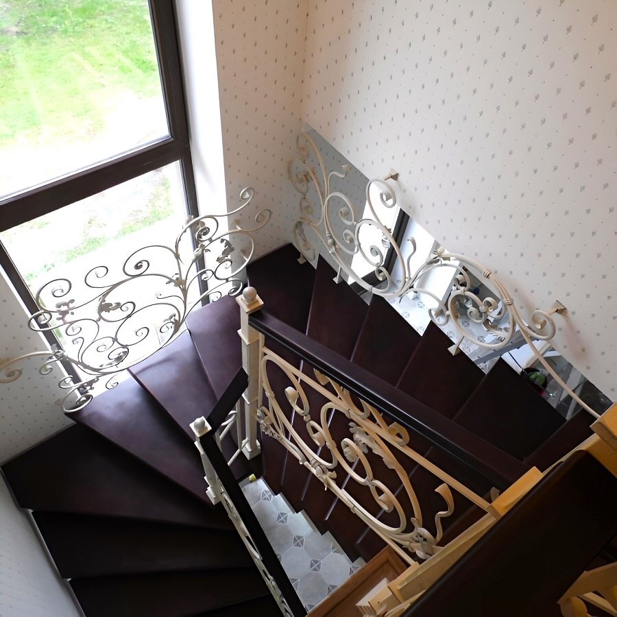 Кованые лестничные ограждения и перила Кованые лестничные ограждения и перила